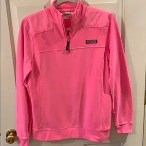 Vineyard Vines Ladies Neon Pink Shep Shirt